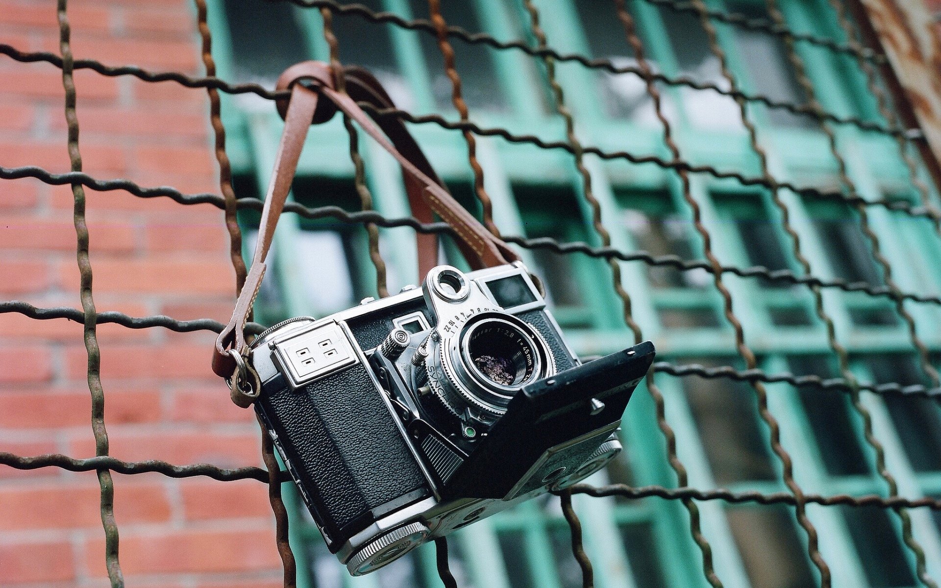 kamera ogrodzenie tło