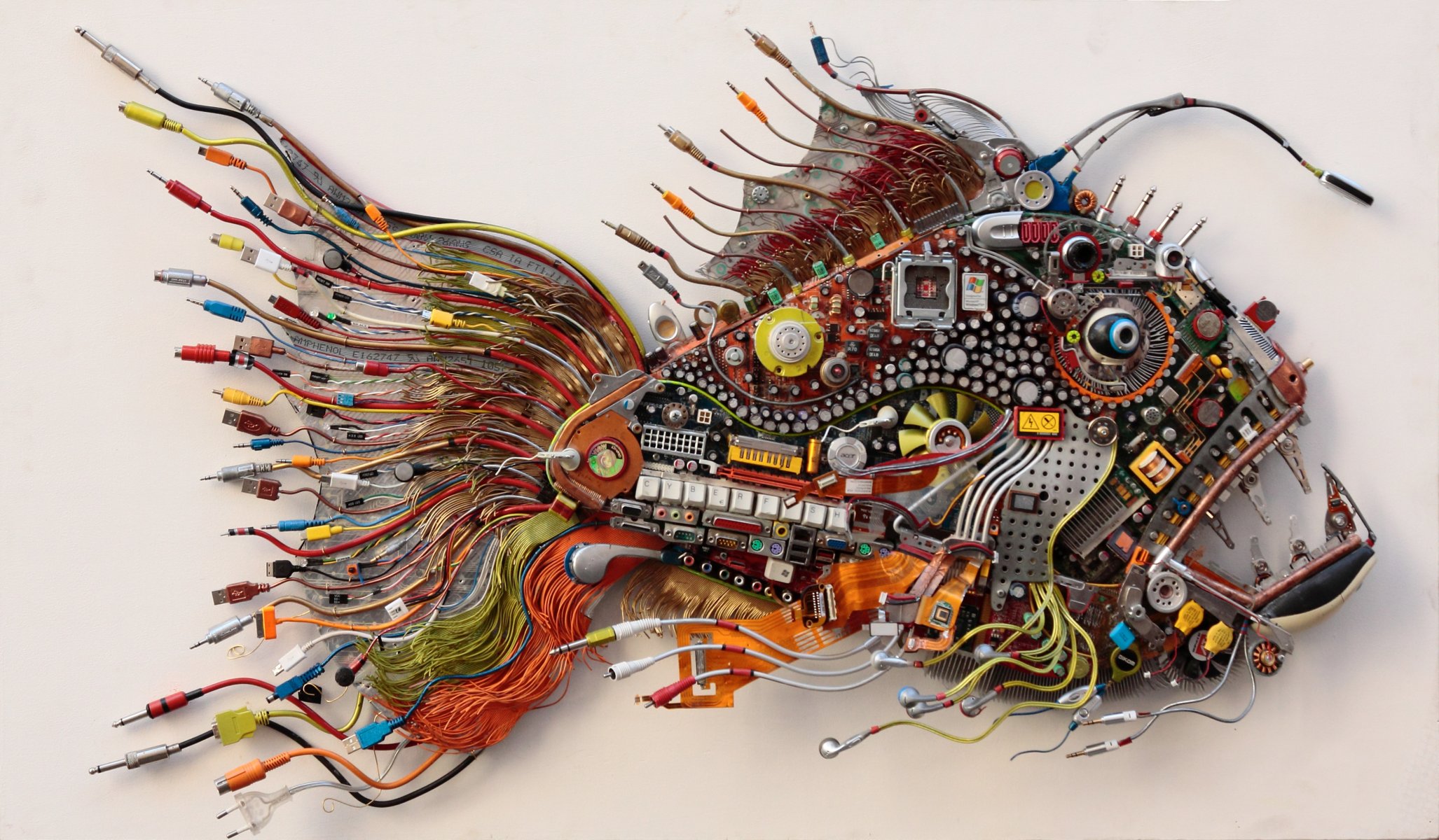 przewody części ryby hi-tech