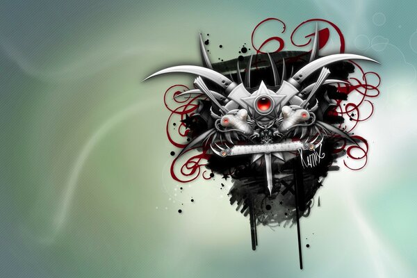 Godło w stylu gotyckim