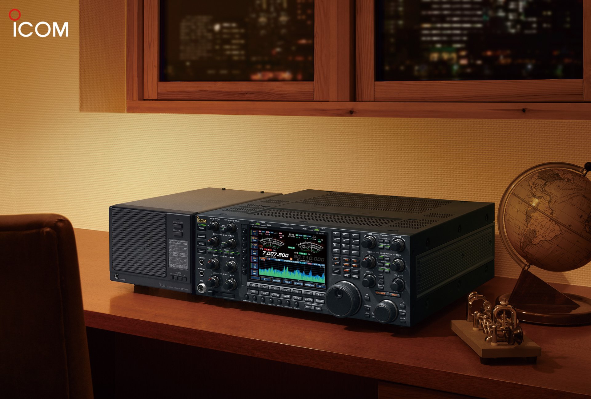 radiotelefon icom komunikacja ic-7800