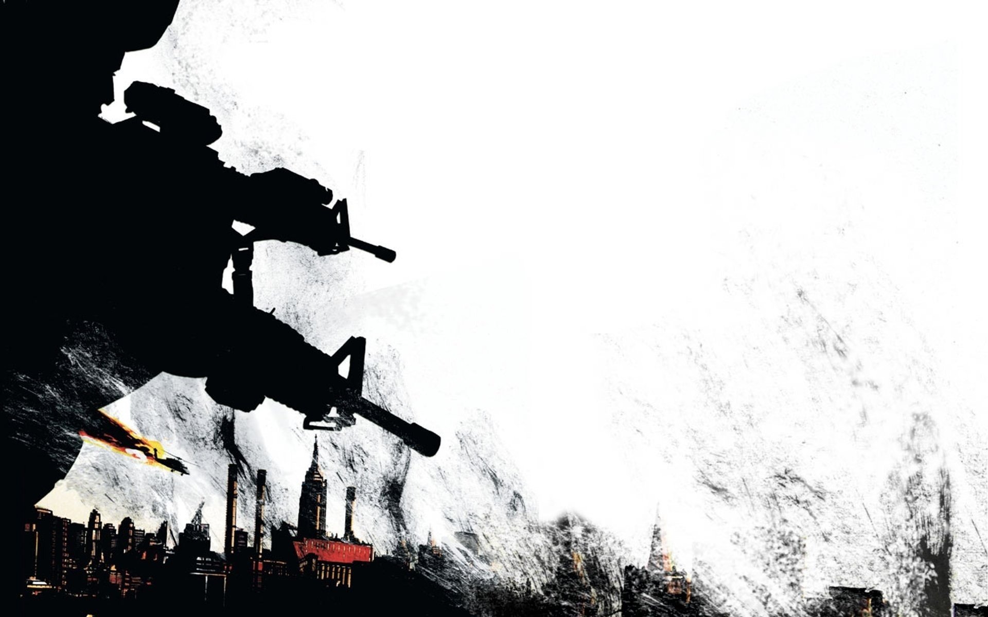 broń żołnierze miasto strzelec