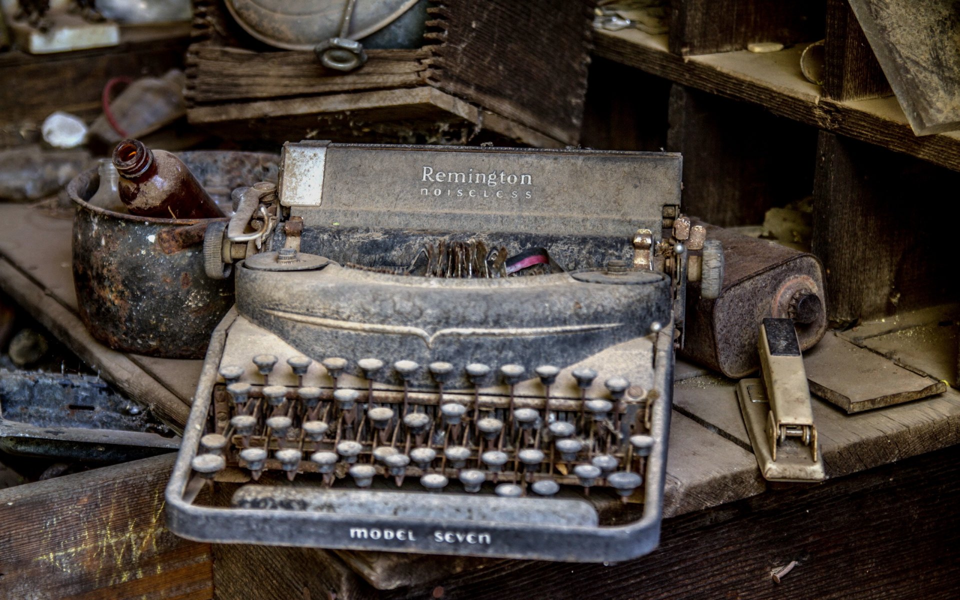 remington model siedem tło