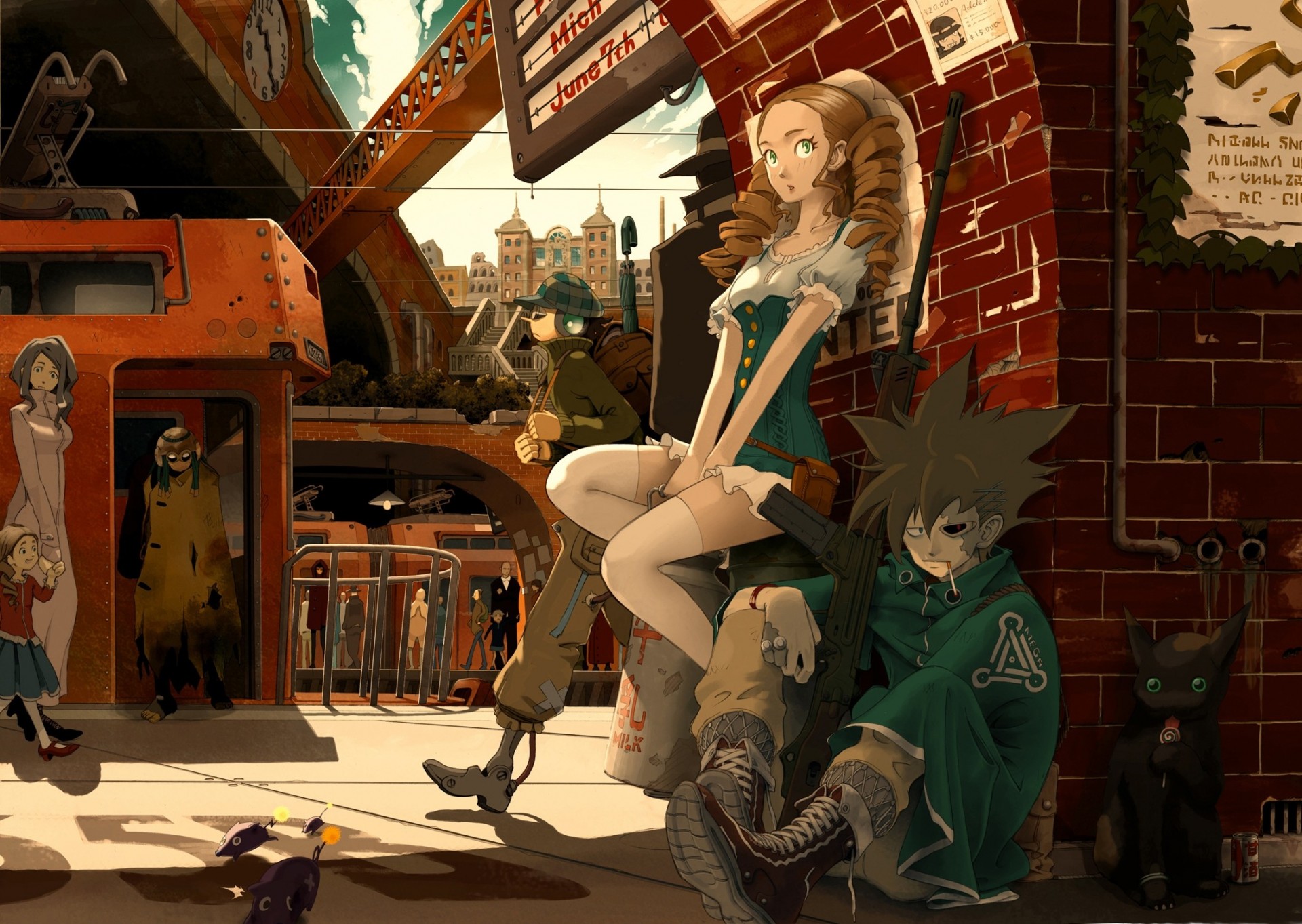 maska robot lizak ubierać się latająca forteca kot zwierzęta broń budynek miasto buty pociąg thighhigh