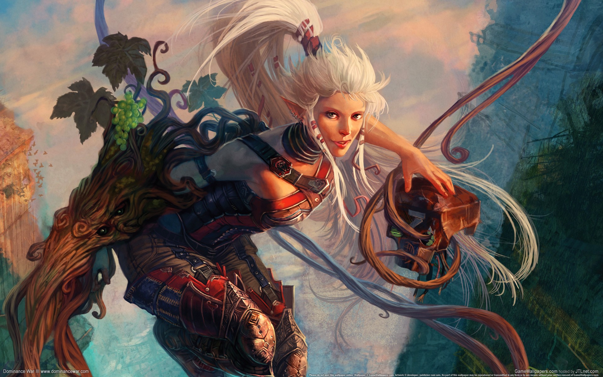 dominance war dziewczyna wojownik elf