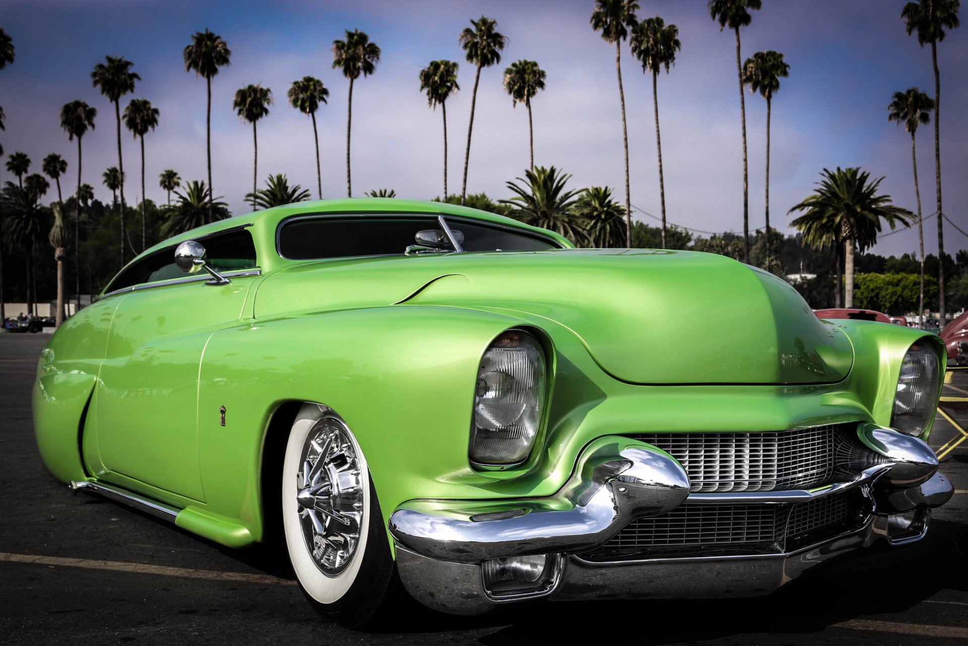 retro samochód klasyczny przód design