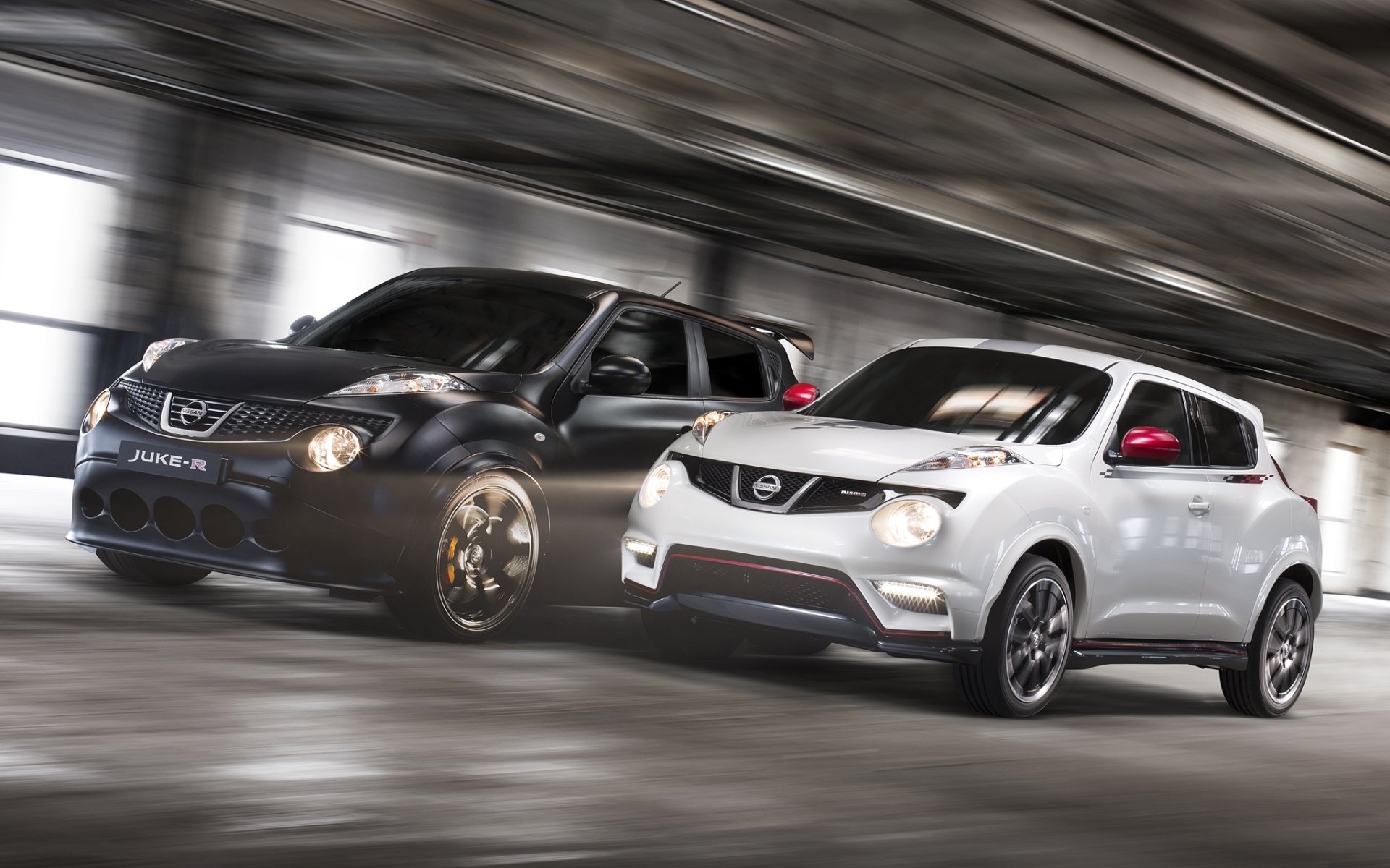 nissan juke-r nissan juke crossover biały przód prędkość