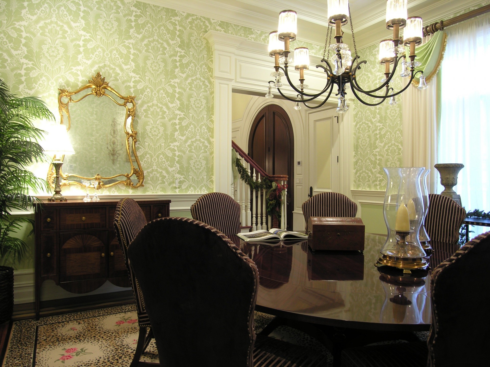 projekt dom styl willa salon salon