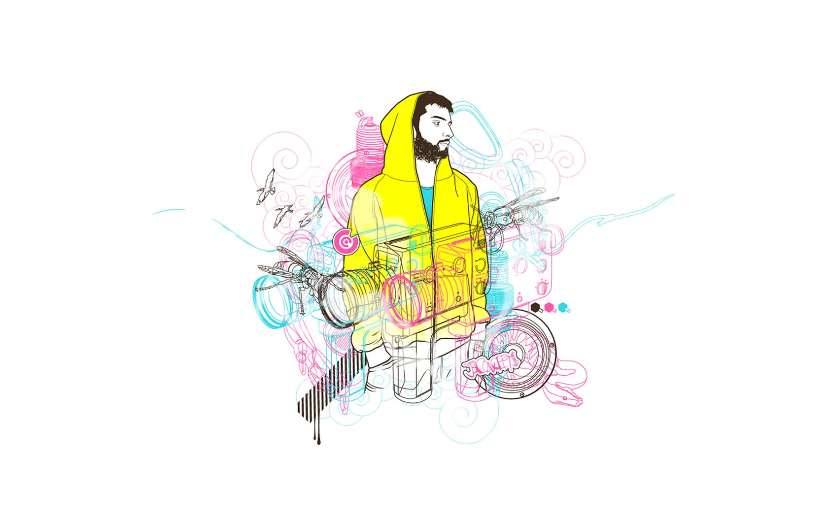 trzęsienie ziemi przechwytywanie detoksykacji j3concepts bluza aparat broda pszczoły ptaki