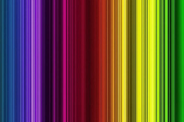 Obraz z pionowymi kolorowymi liniami