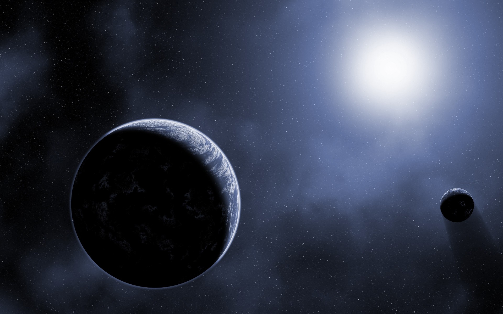 planeta słońce sztuka