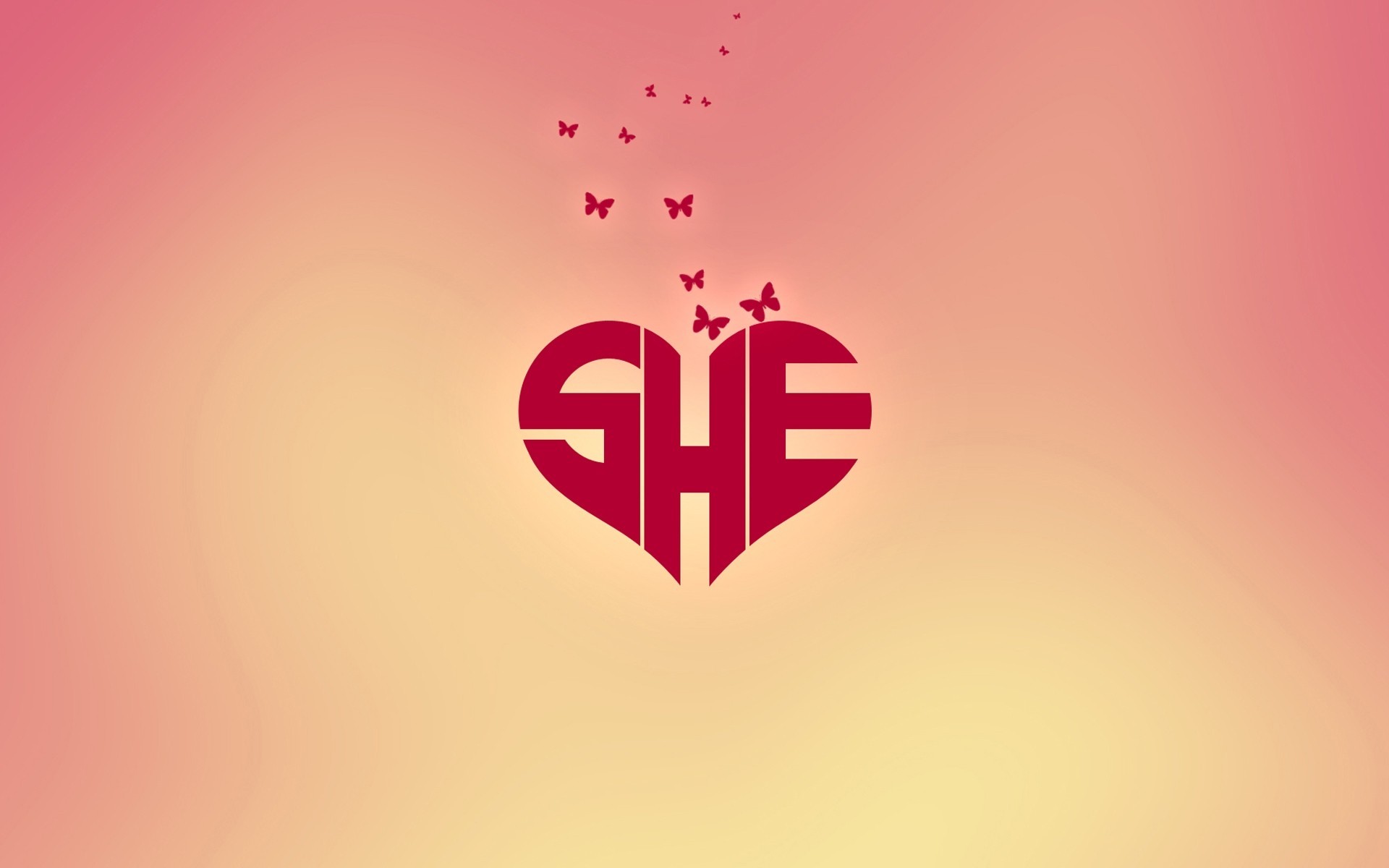 serce walentynki 14 lutego minimalizm