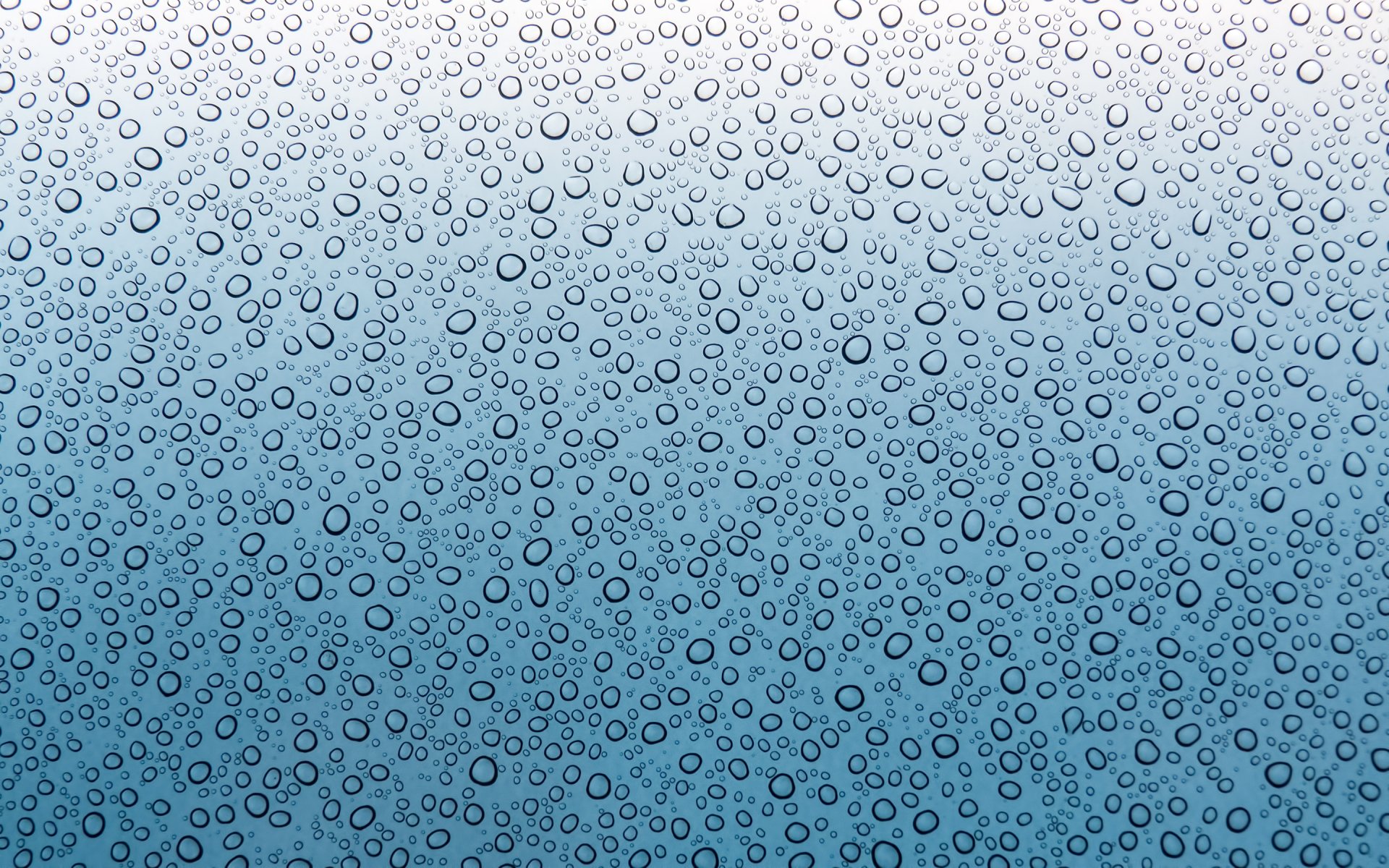 okno szkło krople makro