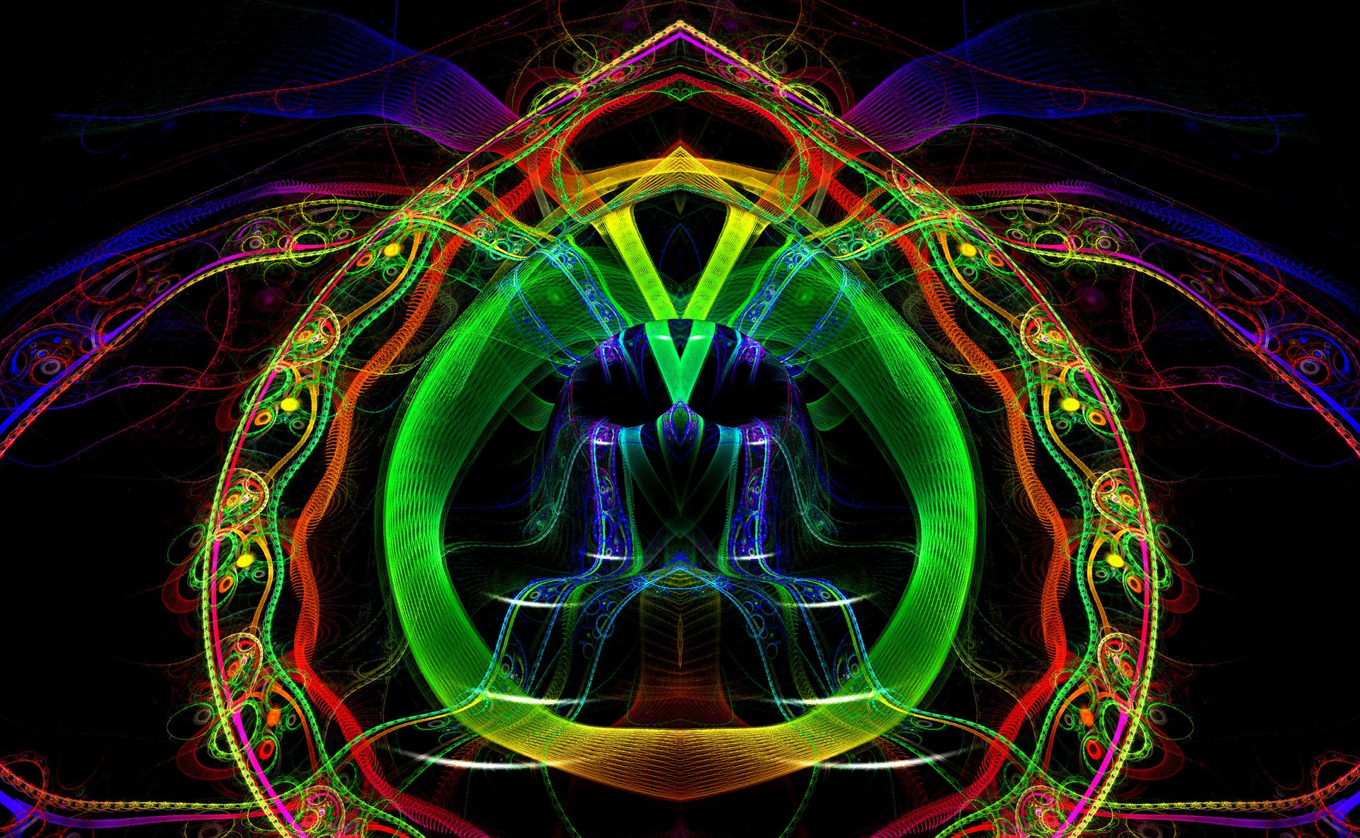 światło kolor wzór symetria linie