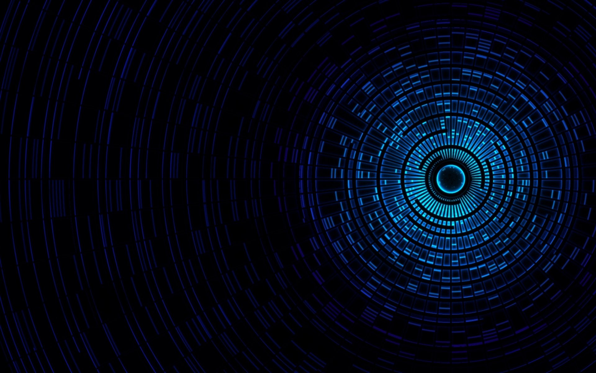 abstract techno blue