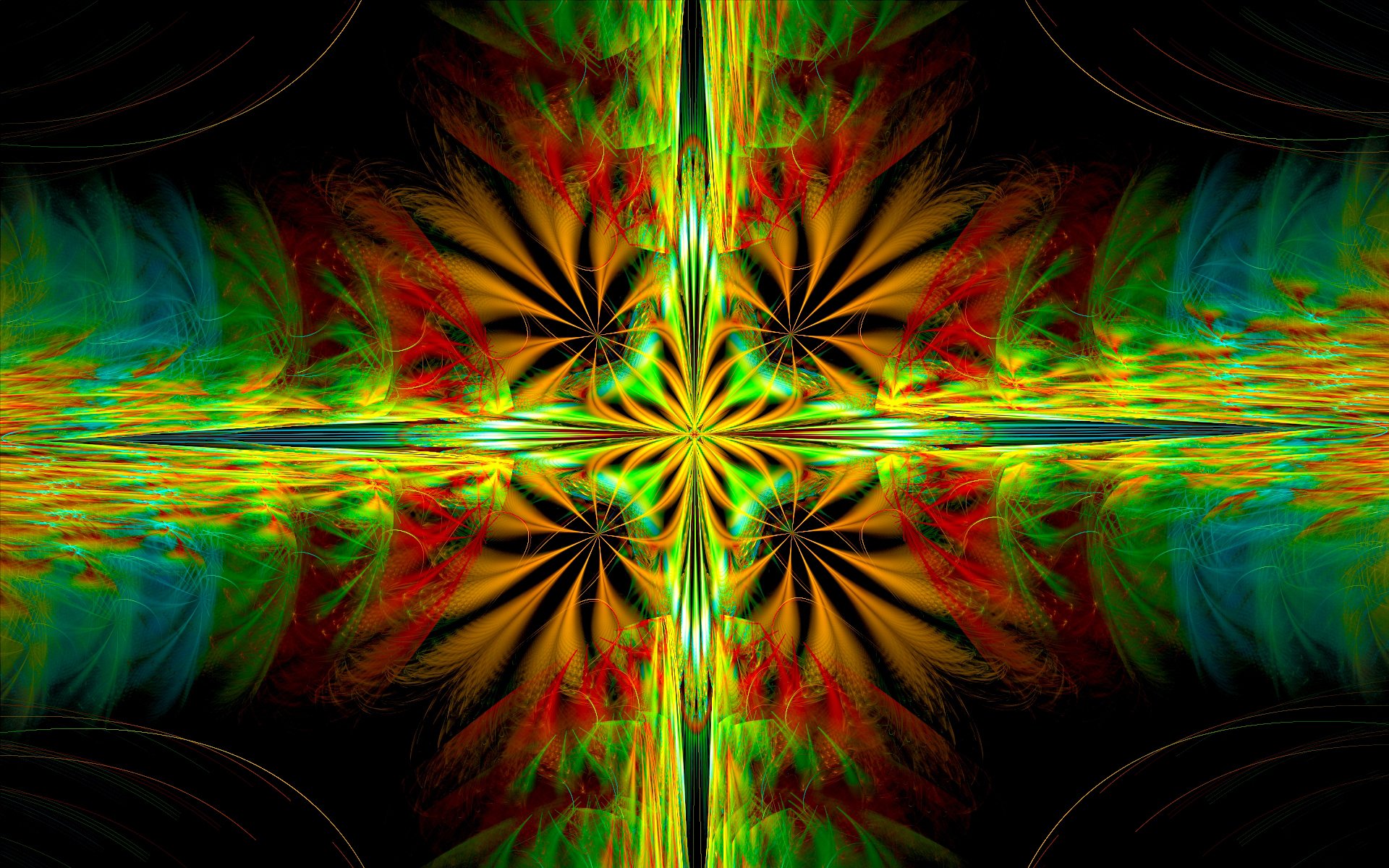 światło kolor wzór symetria odbicie