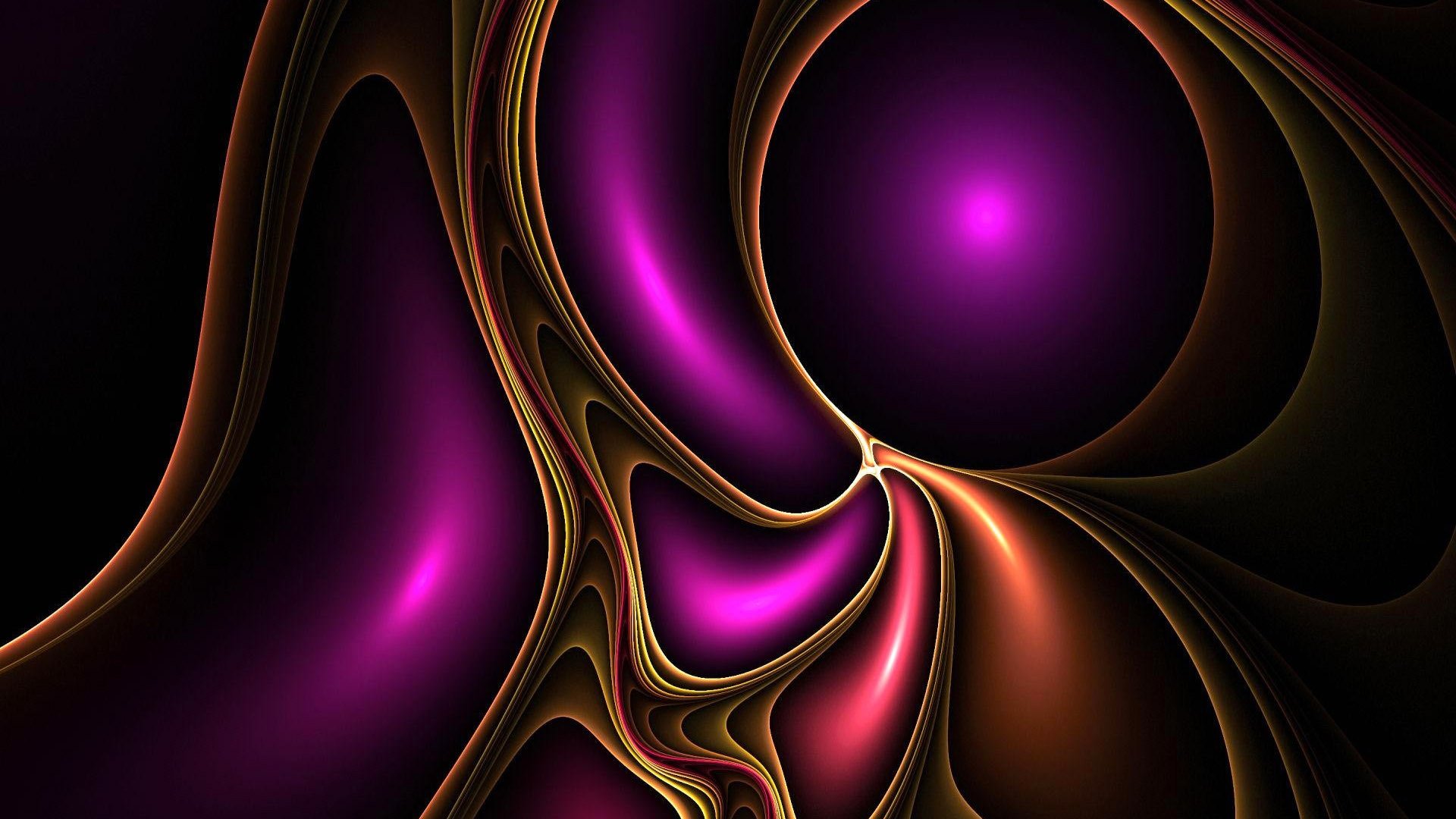 tapeta koło pętla linie światło płatki komórki