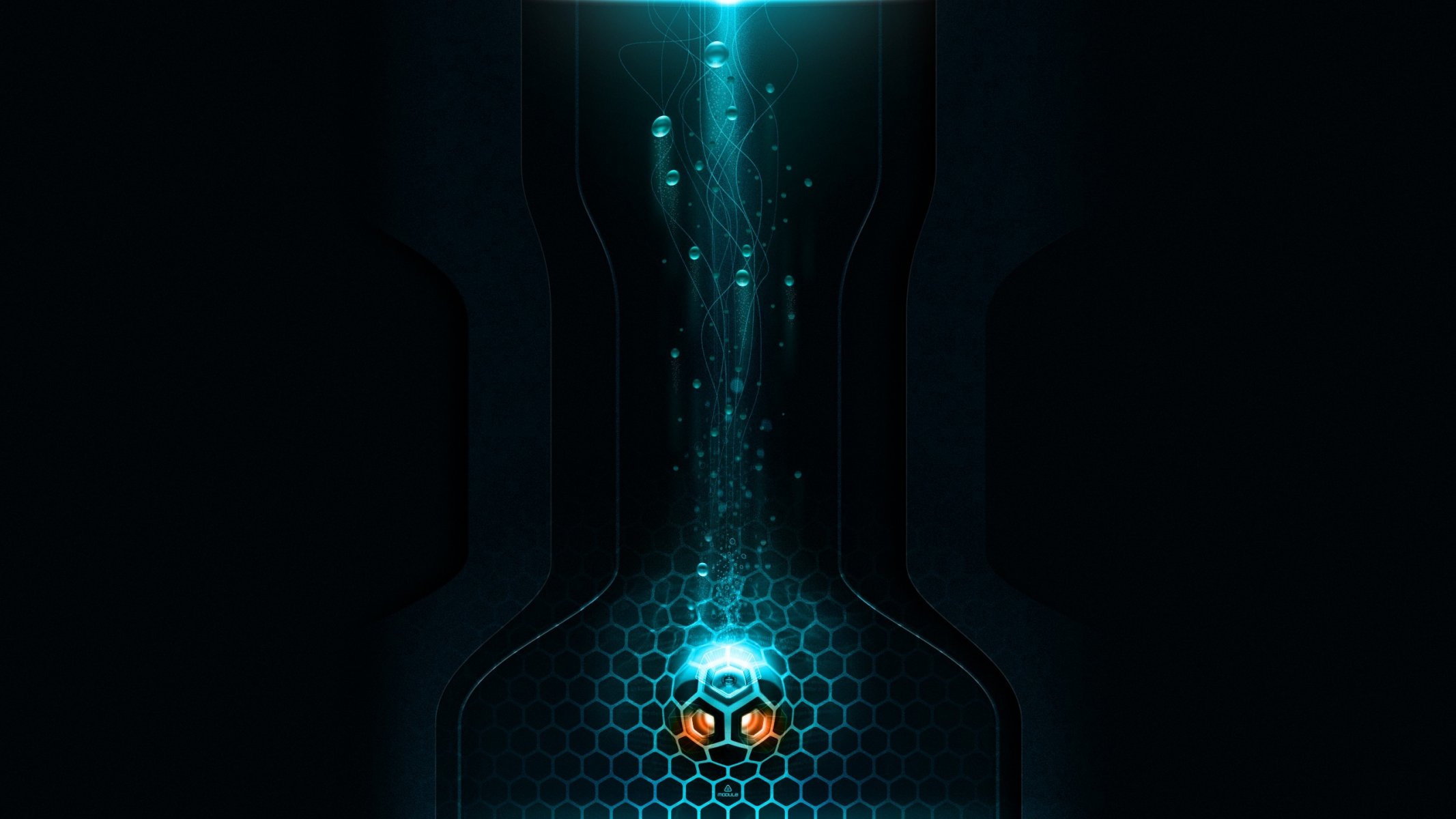 ciemność bąbelki światło naczynie