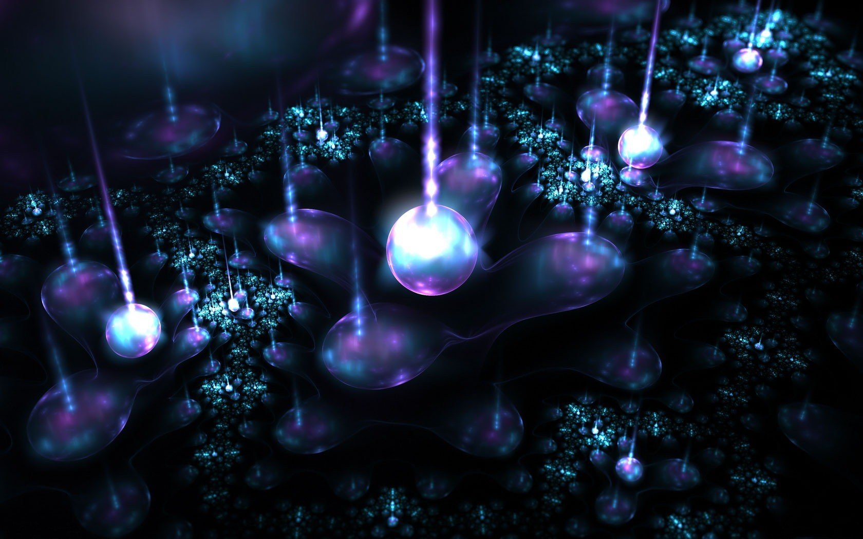 tło kwiaty światło magia