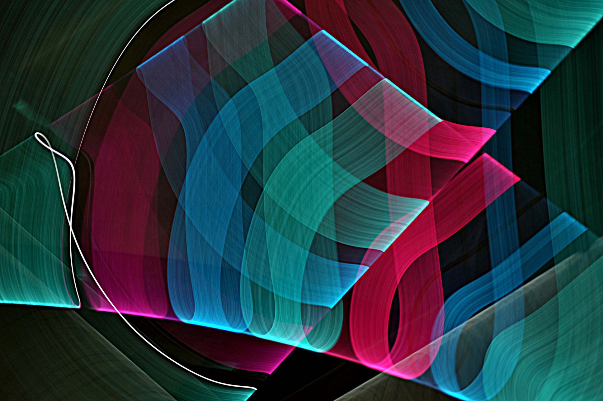 linie promienie kolor wzór ślady