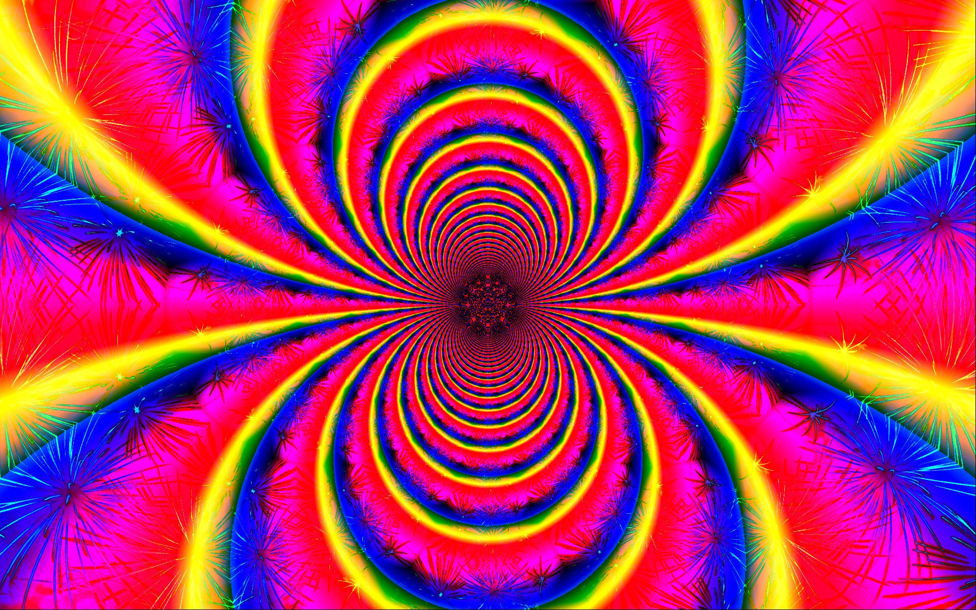 światło kolor symetria linie promienie