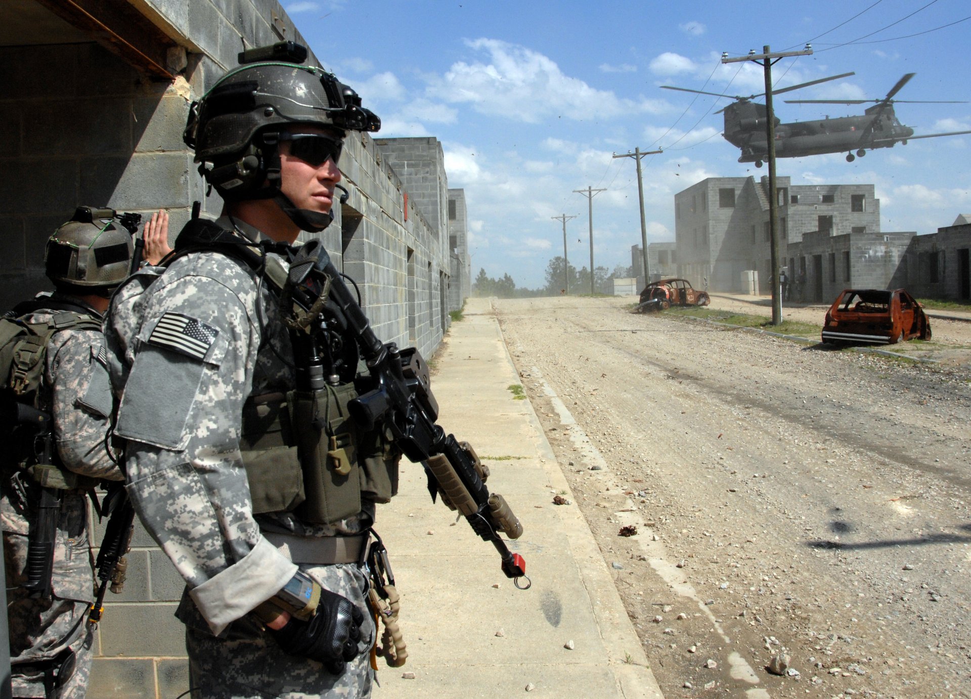 us żołnierz walki m1a1 helikopter