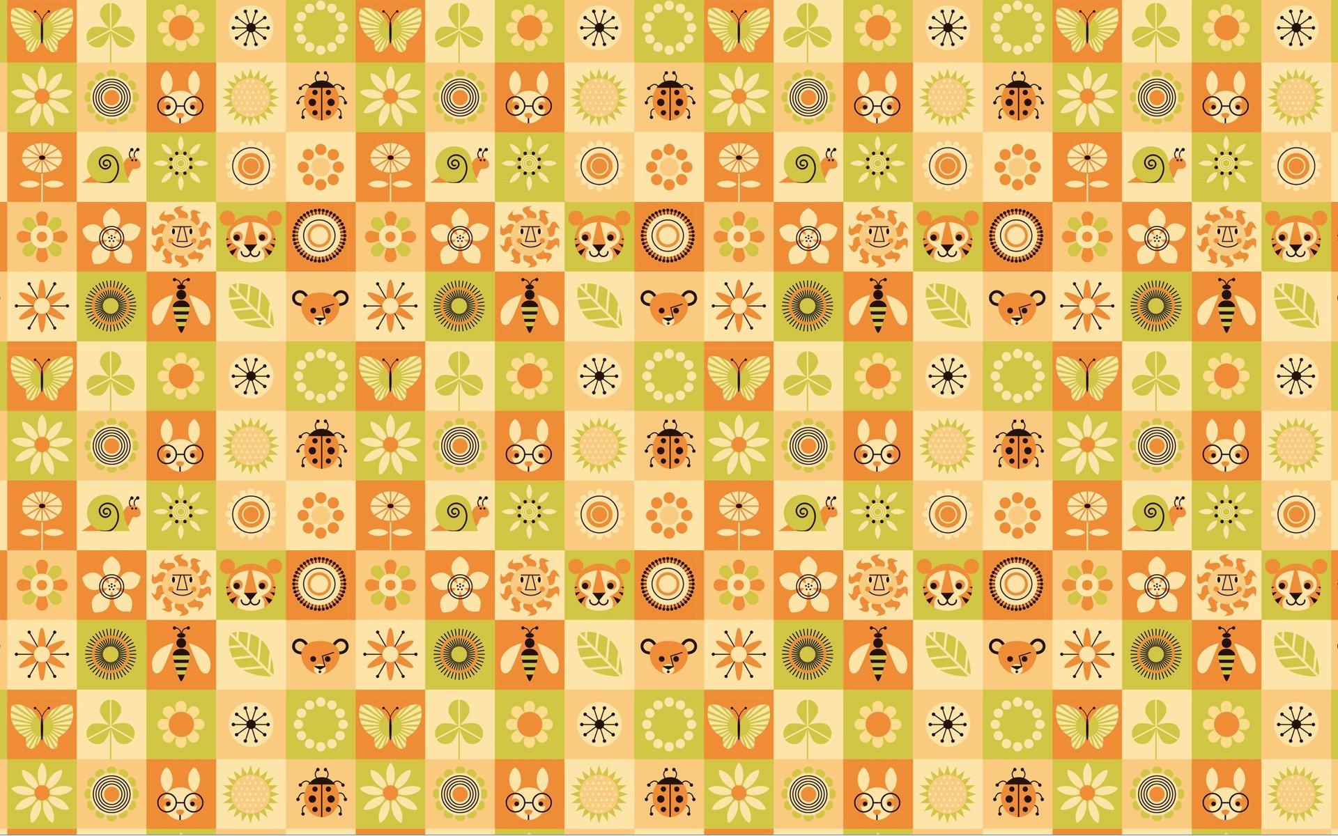 tekstura humor owady zwierzęta kwiaty kwadraty