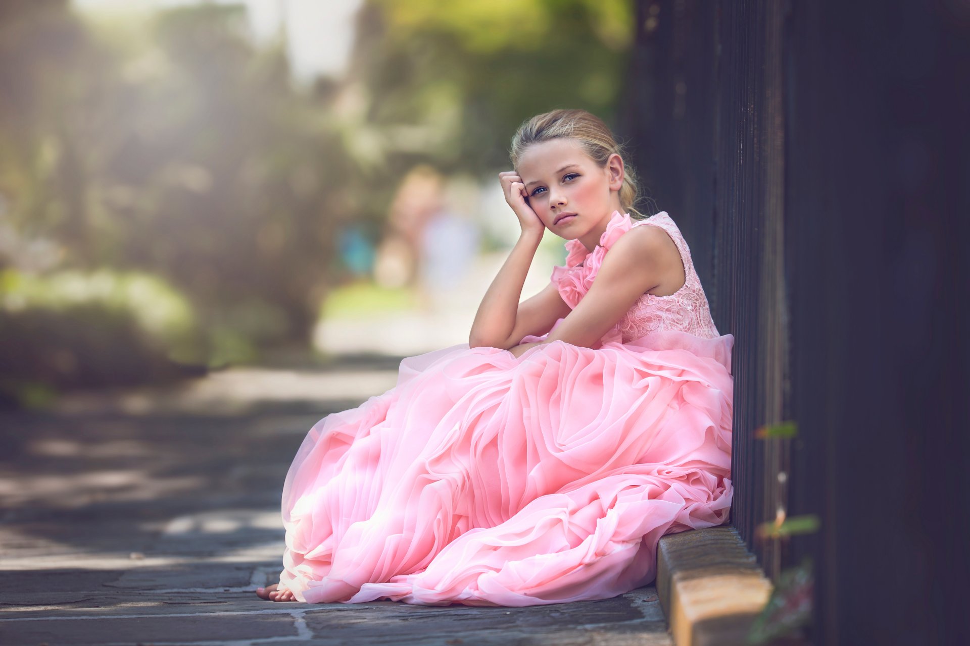 gotowe julia altork dziewczyna bokeh sukienka