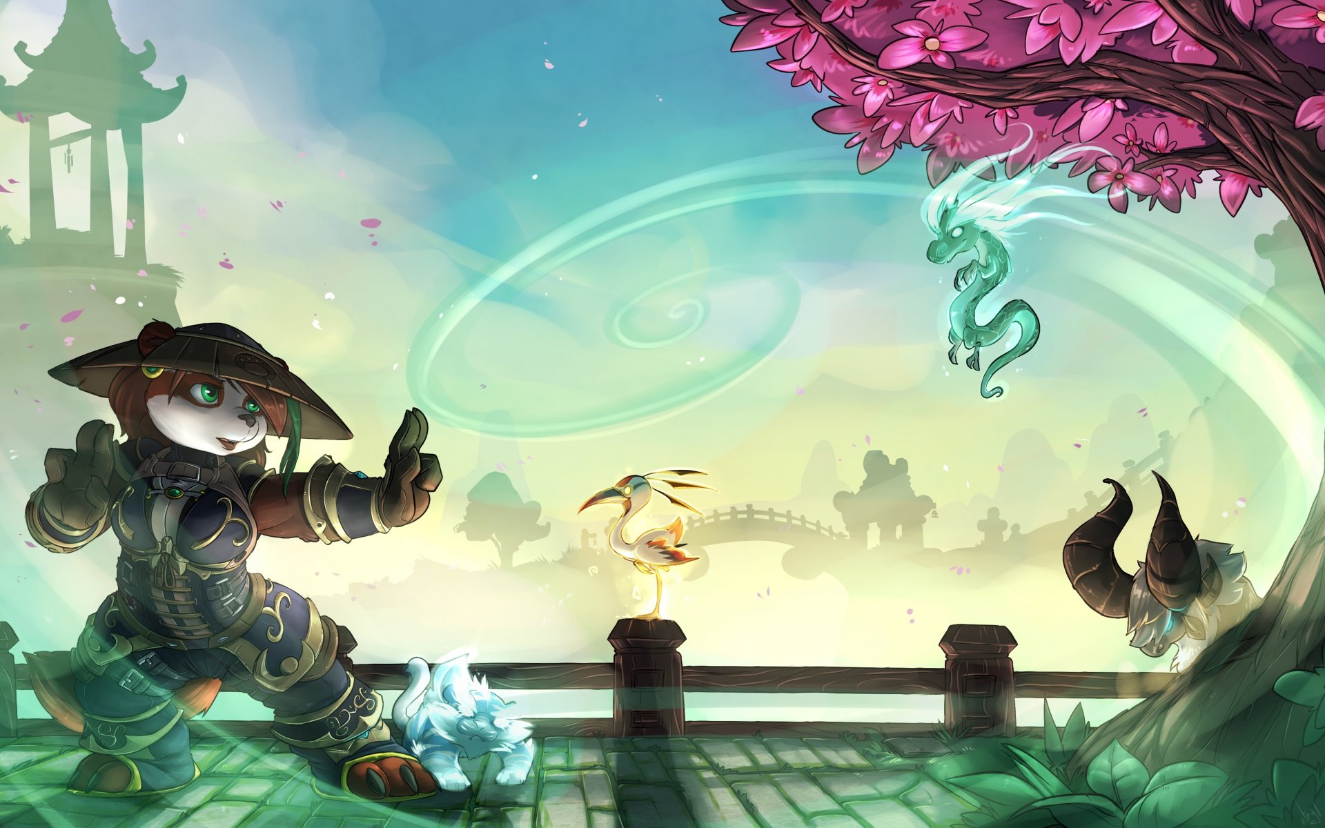 las panda smok sztuka world of warcraft: mgły pandaria world of warcraft wow