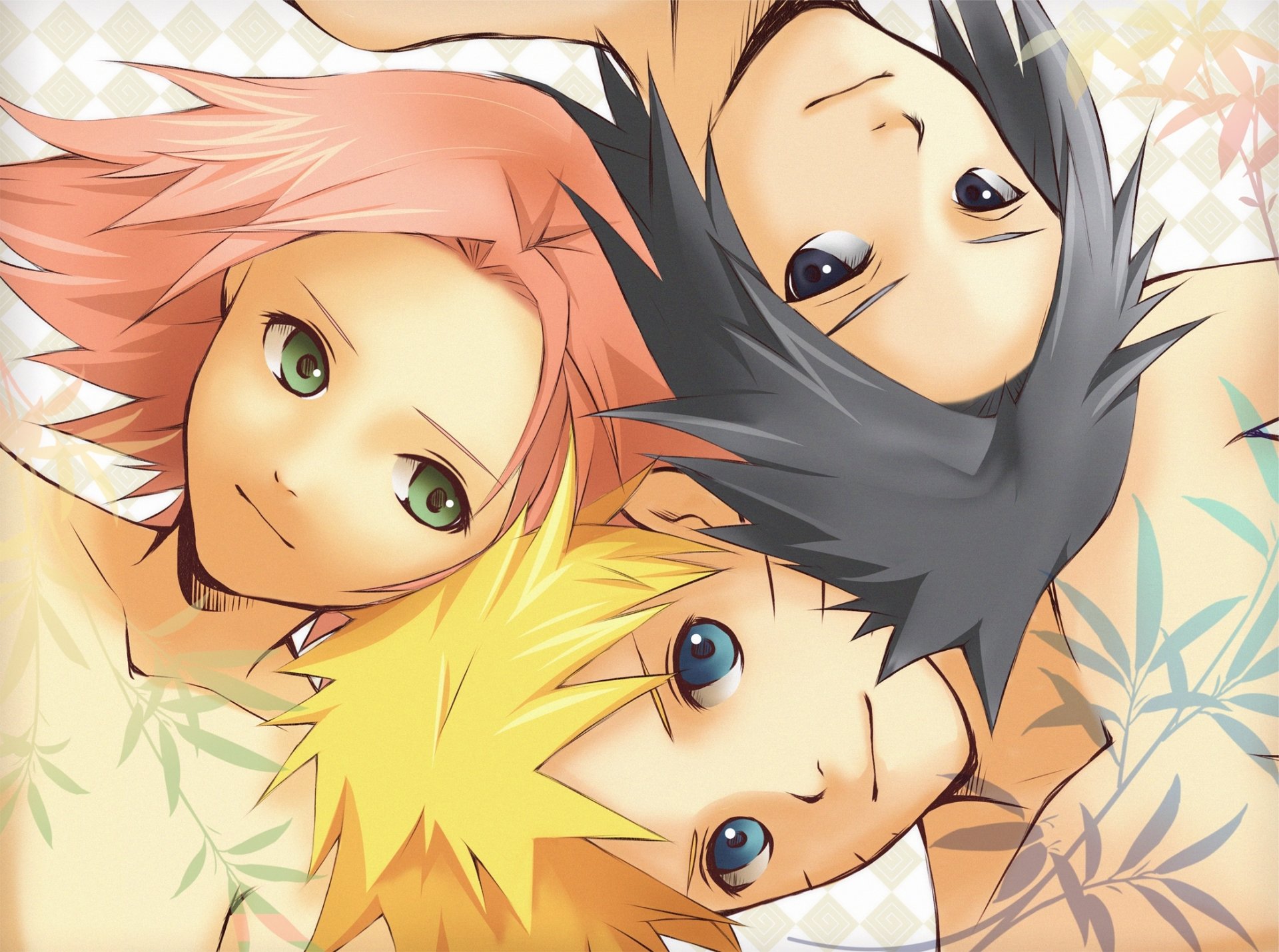 naruto uzumaki sakura haruno sasuke drużyna 7 sakura chłopaki dziewczyna różowe włosy