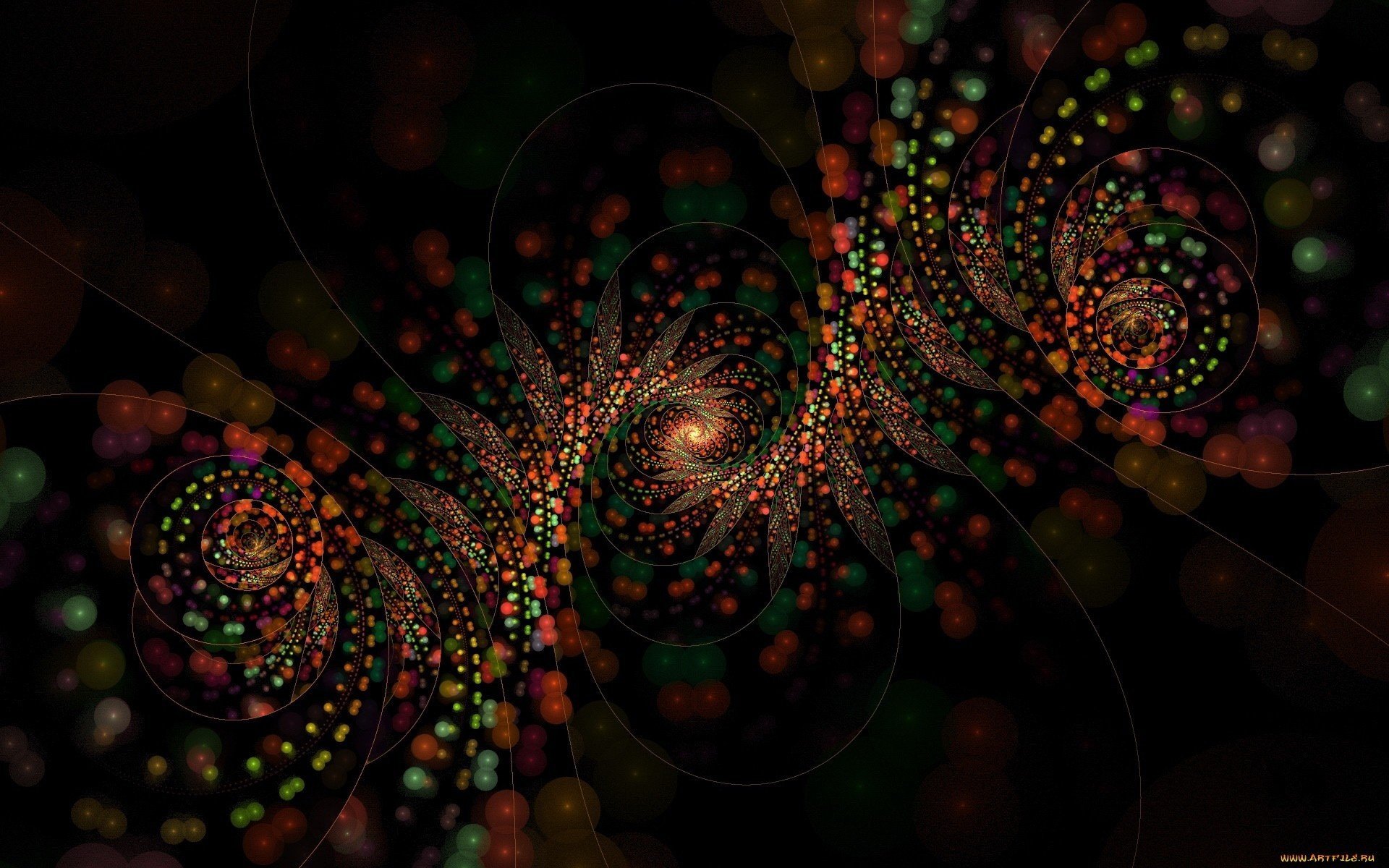 kolory tła fraktale