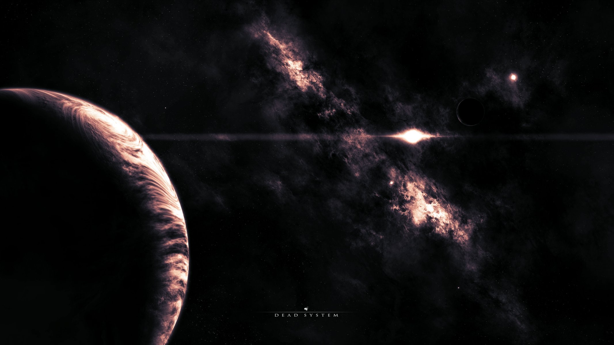 zmarł system przestrzeń planeta satelita mgławica