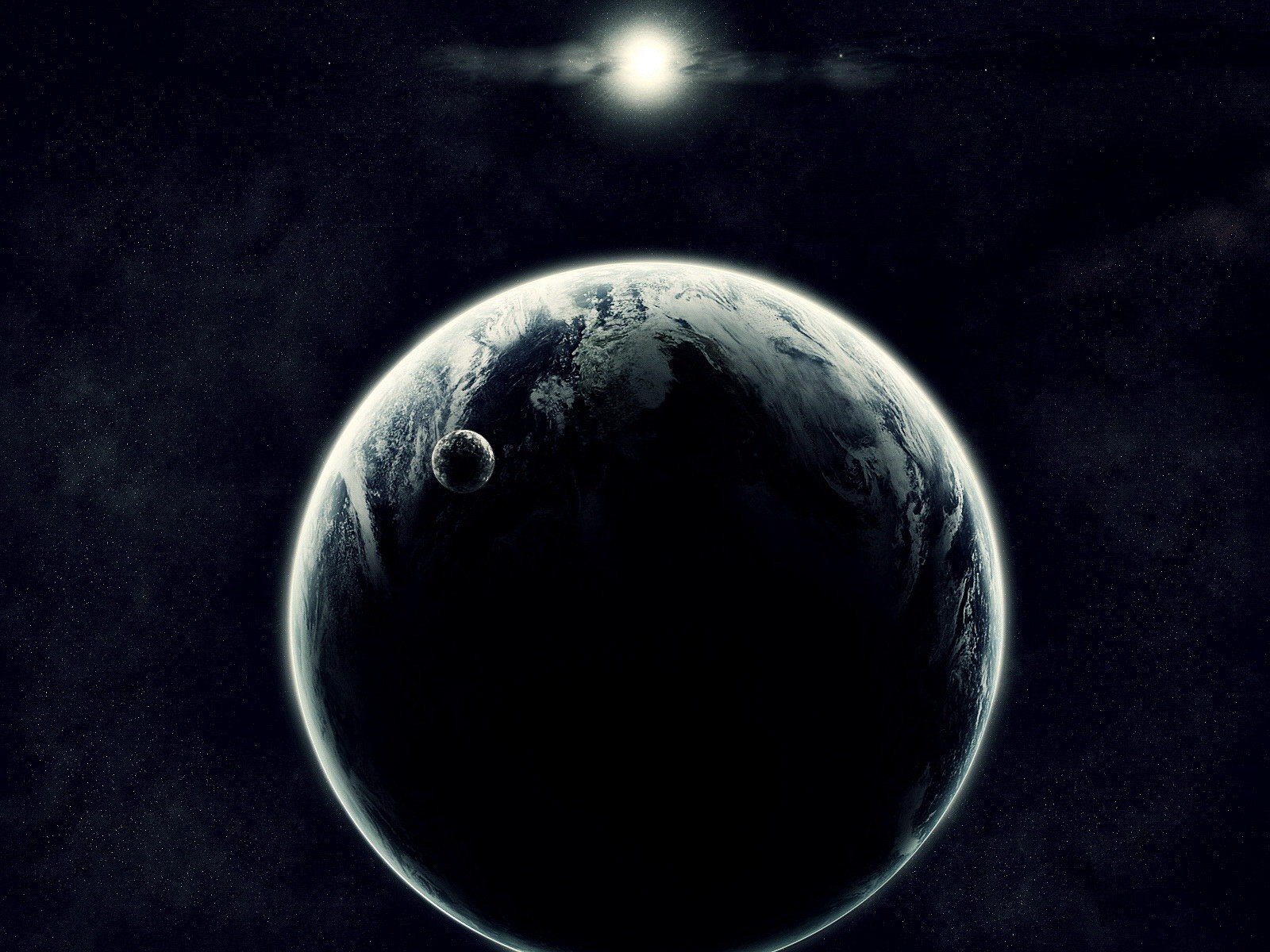 planety satelita słońce