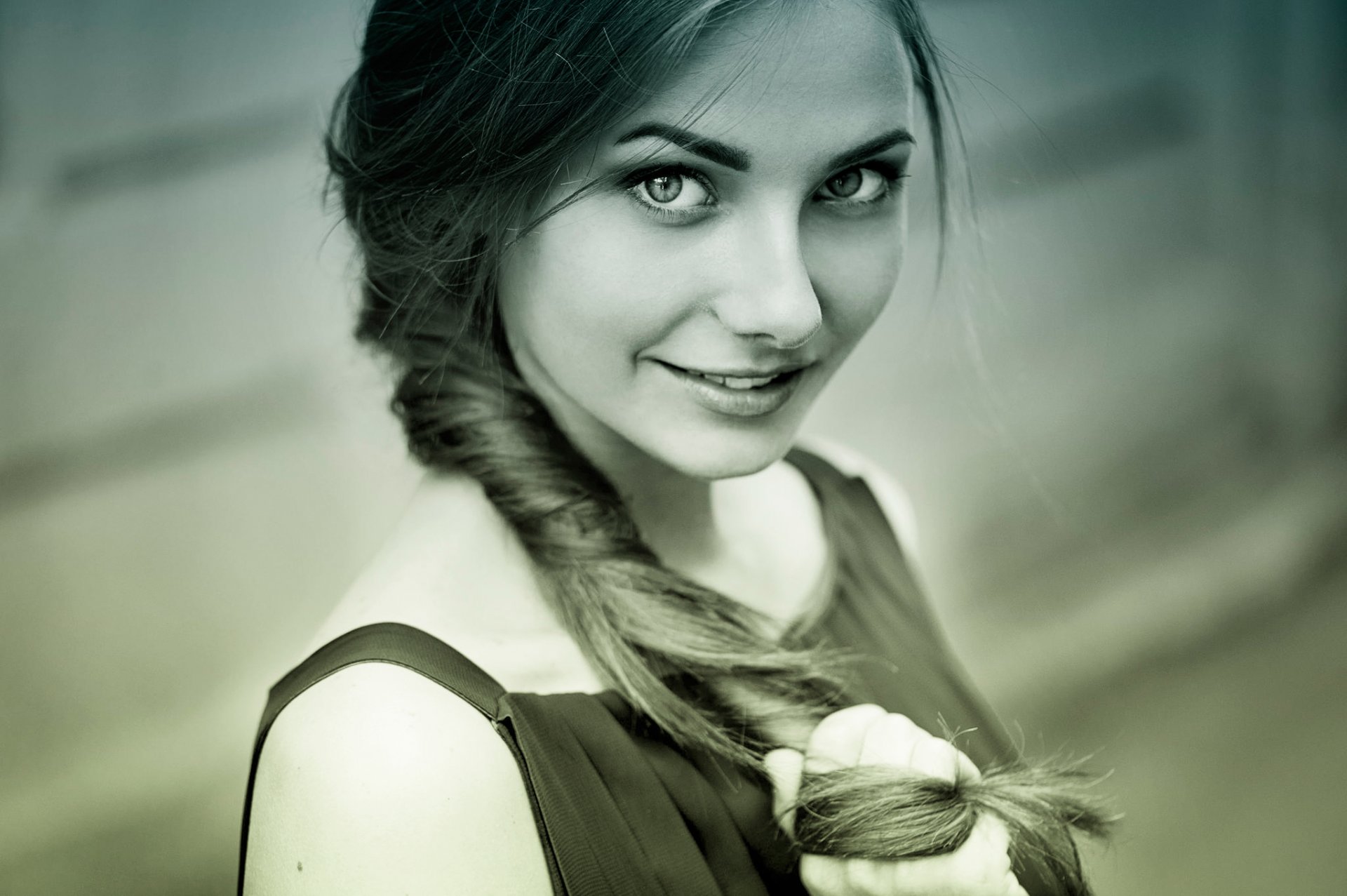 nadia portret uśmiech naturalne światło