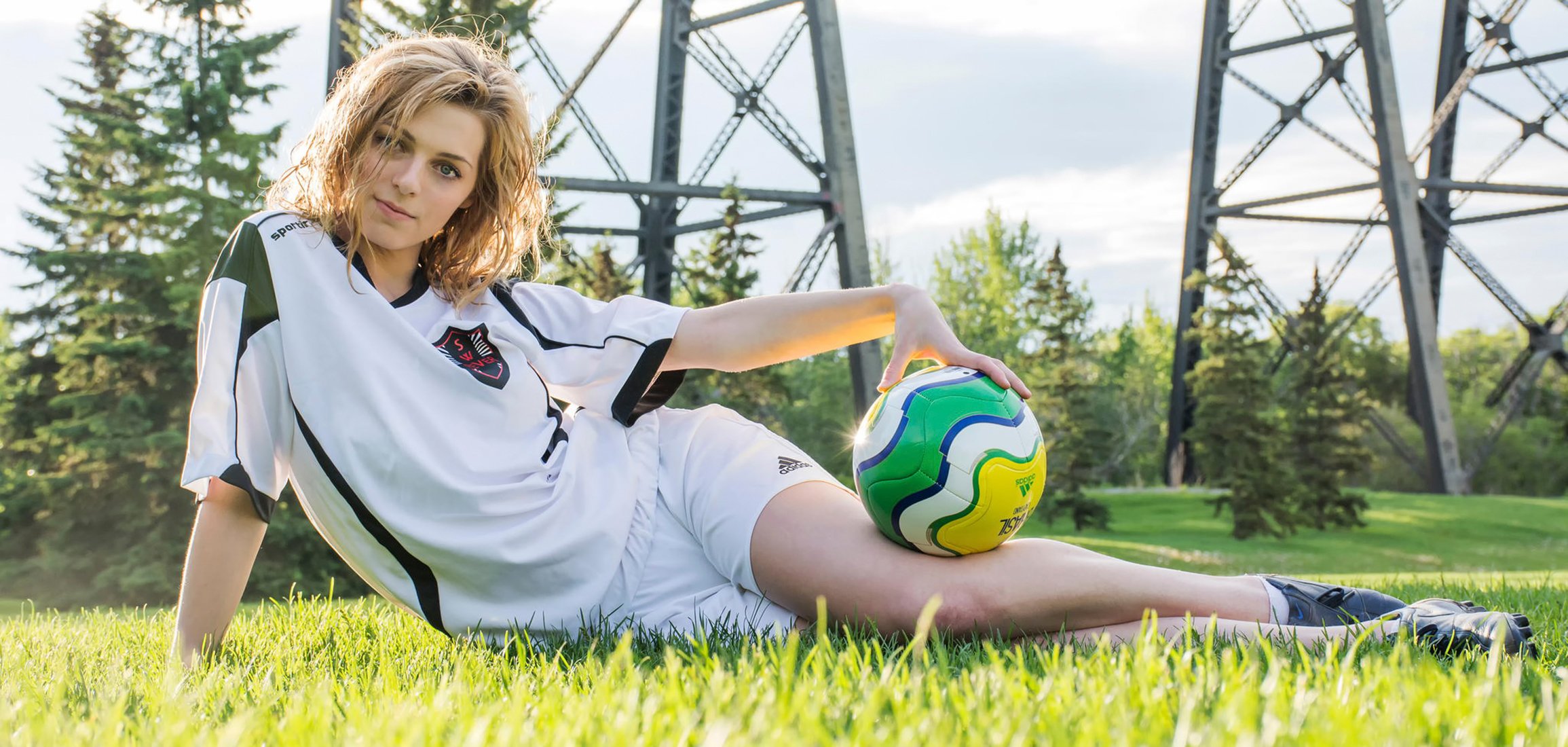 break time piłkarz piłka