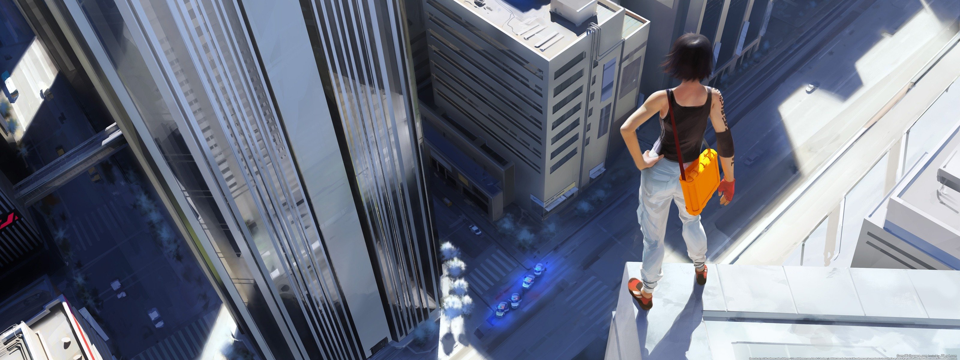 mirrors edge dziewczyna wysokość